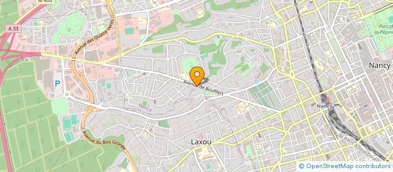 localisation de l'entreprise GRAND EST ORTHOPEDIE à NANCY