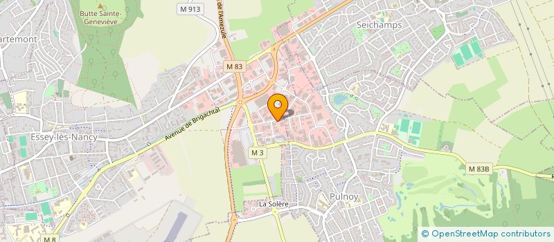 localisation de l'entreprise GRAND EST PISCINE ET SPA à ESSEY-LES-NANCY