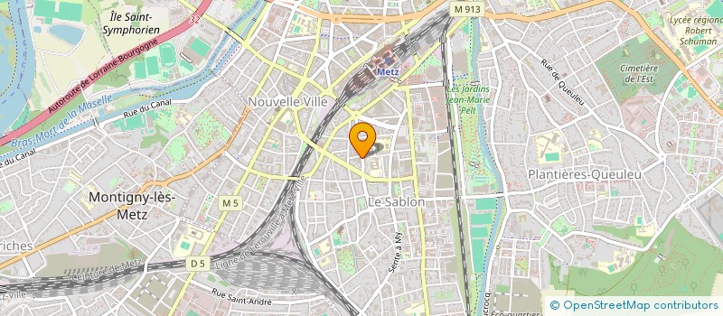 localisation de l'entreprise GRAND EST SURVEILLANCE PRIVEE  METZ