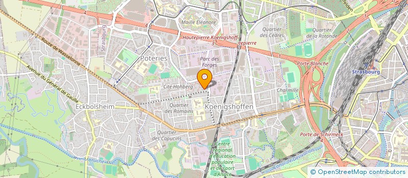 localisation de l'entreprise GRAND EST TAXI à STRASBOURG