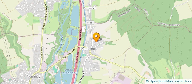 localisation de l'entreprise GRAND EST TUYAUTERIE SOUDURE  DAMBENOIS