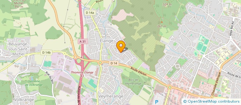 localisation de l'entreprise GRAND ESTMP à THIONVILLE