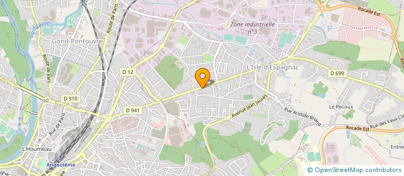 localisation de l'entreprise GRAND FONT FOOTBALL CLUB  L'ISLE-D'ESPAGNAC