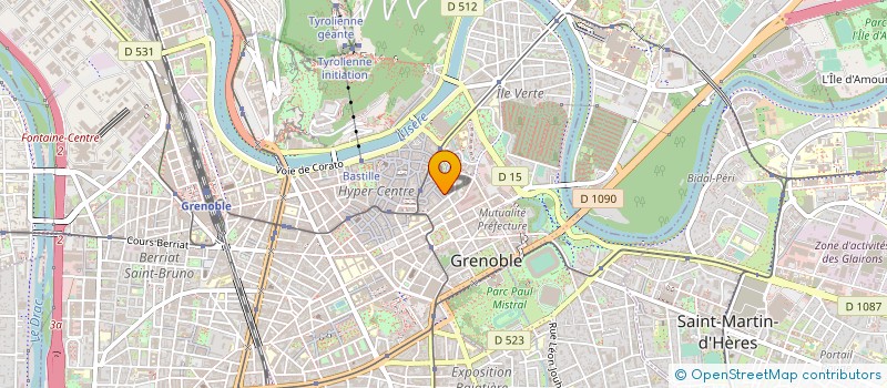 localisation de l'entreprise GRAND FORMAT à GRENOBLE