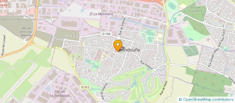 localisation de l'entreprise GRAND GARAGE BONDOUFLOIS à BONDOUFLE