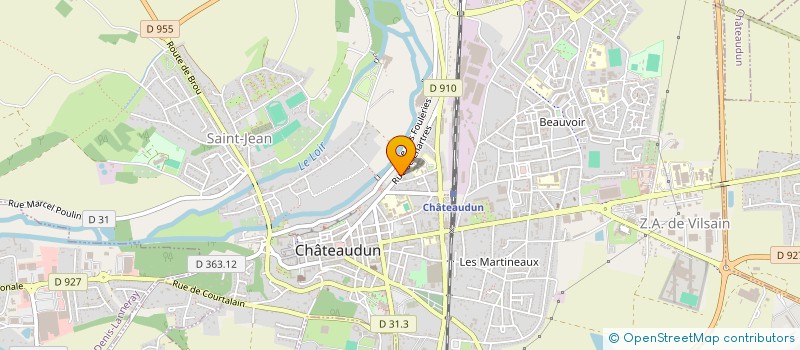 localisation de l'entreprise GRAND GARAGE DUNOIS à CHATEAUDUN