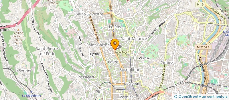 localisation de l'entreprise GRAND GARAGE GORBELLA à NICE