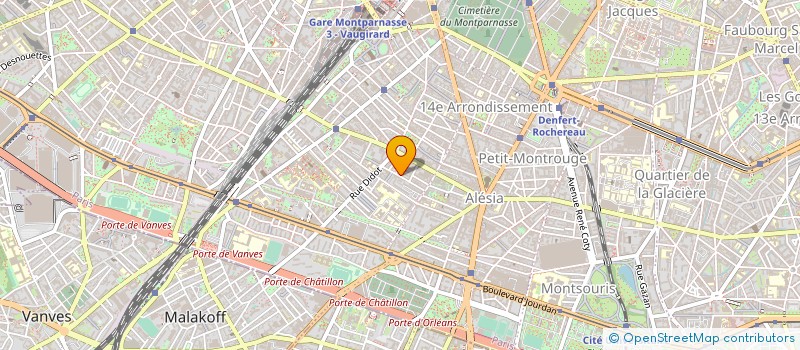 localisation de l'entreprise GRAND GARAGE MONTROUGE REPAR à PARIS