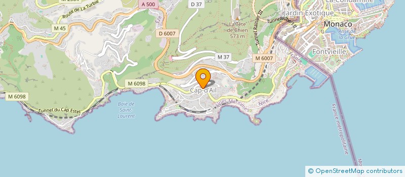 localisation de l'entreprise GRAND GARAGE UNIVERSEL à CAP-D'AIL
