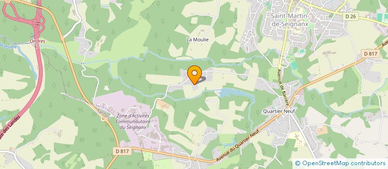 localisation de l'entreprise GRAND GESTA  SAINT-MARTIN-DE-SEIGNANX