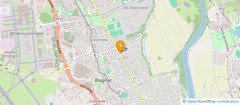 localisation de l'entreprise GRAND GOLD à BLAGNAC