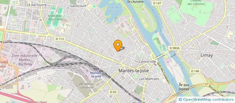 localisation de l'entreprise GRAND H  MANTES-LA-JOLIE