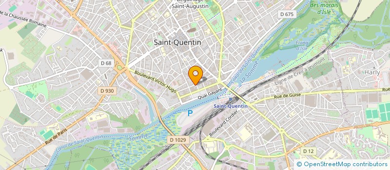 localisation de l'entreprise GRAND HOTEL à SAINT-QUENTIN