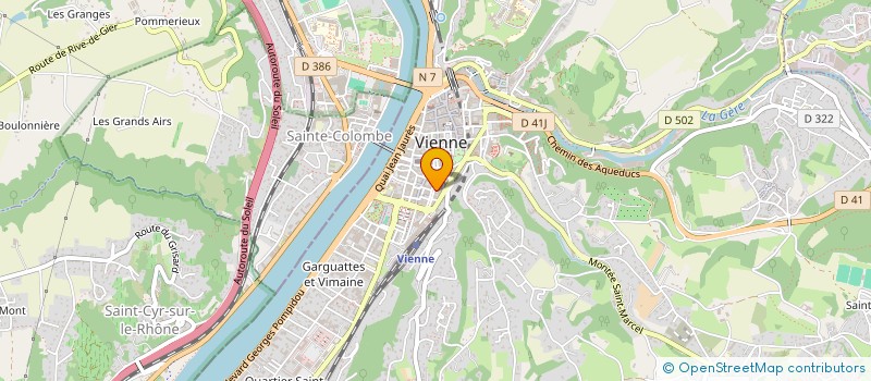 localisation de l'entreprise GRAND HOTEL DE LA POSTE VIENNE à VIENNE