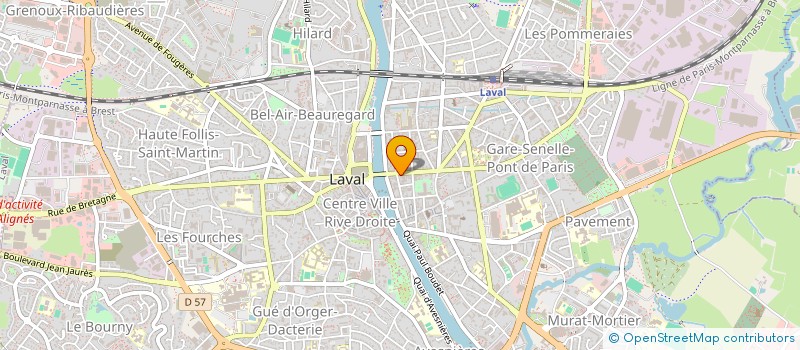 localisation de l'entreprise GRAND HOTEL DE PARIS ET CAFE DE PARIS à LAVAL