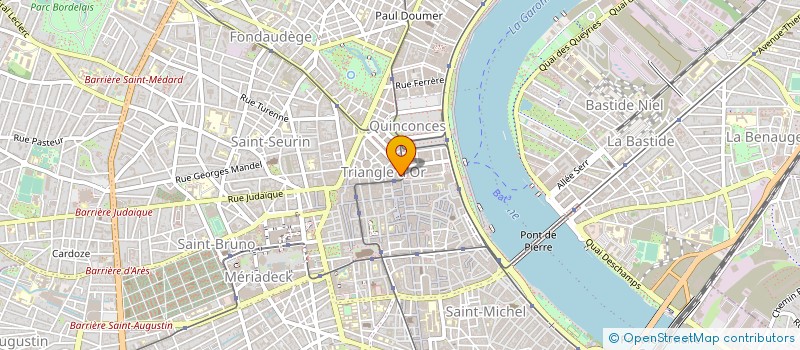localisation de l'entreprise GRAND HOTEL ET CAFE DE BORDEAUX  BORDEAUX