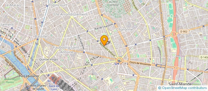 localisation de l'entreprise GRAND HOTEL FRANCAIS  PARIS