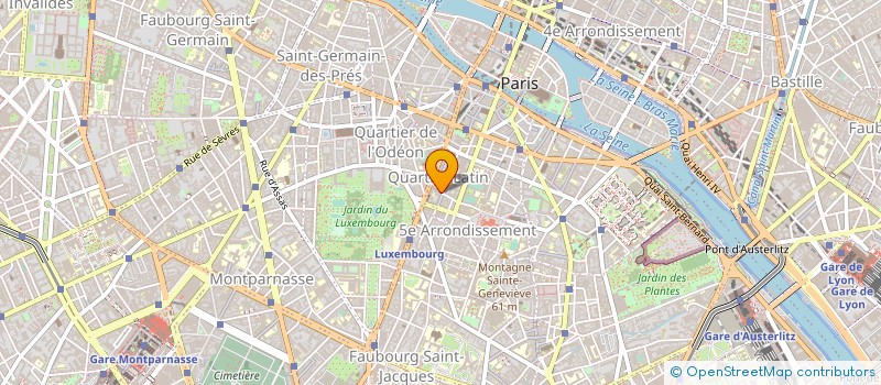 localisation de l'entreprise GRAND HOTEL SAINT MICHEL  PARIS