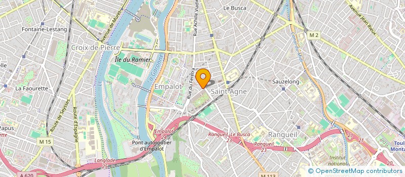 localisation de l'entreprise GRAND I THEATRE à TOULOUSE