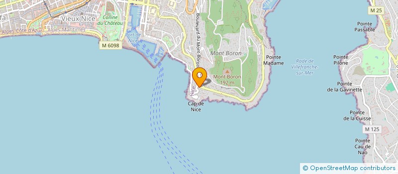 localisation de l'entreprise GRAND INVEST PARADISIO à NICE
