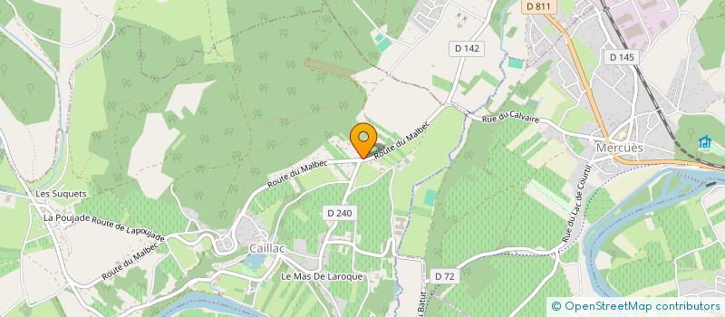 localisation de l'entreprise GRAND-J-M  CAILLAC