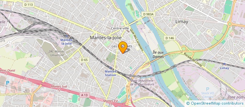 localisation de l'entreprise GRAND'JANY  MANTES-LA-JOLIE