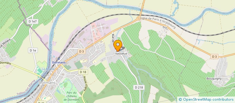 localisation de l'entreprise GRAND JARD  DORMANS