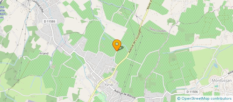 localisation de l'entreprise GRAND JOUR  YVRAC