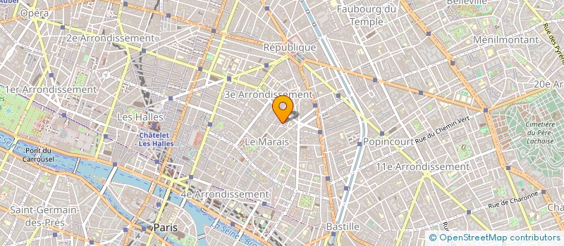 localisation de l'entreprise GRAND JOUR  PARIS