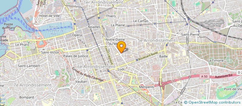 localisation de l'entreprise GRAND LAHOU à MARSEILLE