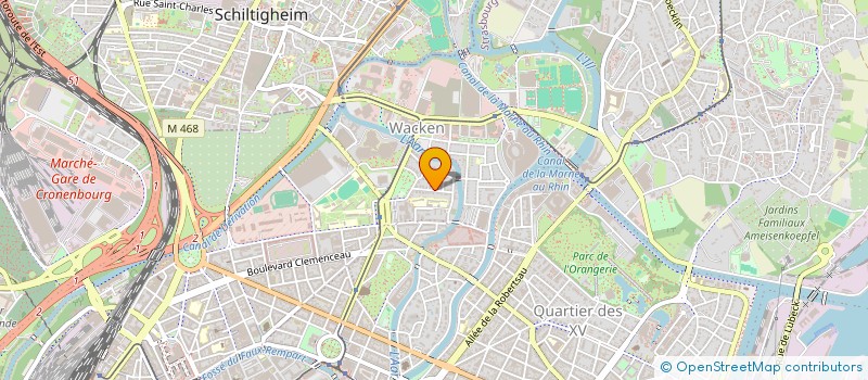 localisation de l'entreprise GRAND LARGE à STRASBOURG