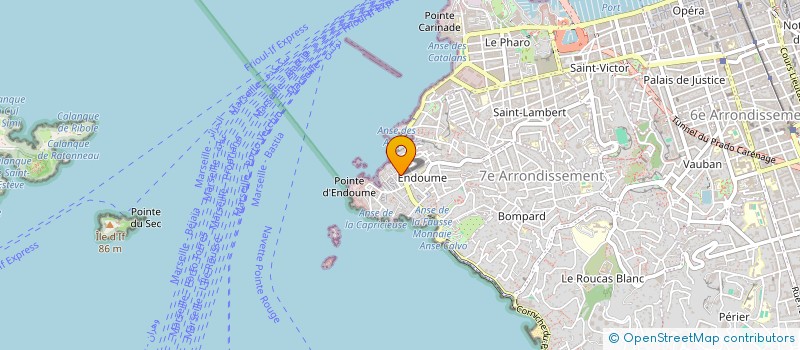 localisation de l'entreprise GRAND LARGE à MARSEILLE
