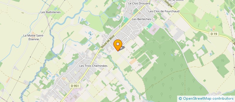 localisation de l'entreprise GRAND LARGE à LAILLY-EN-VAL
