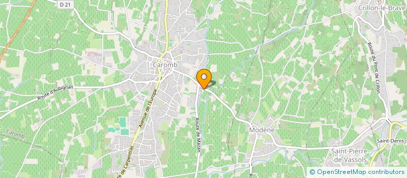 localisation de l'entreprise GRAND LARGE  SABLET