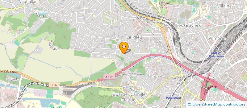 localisation de l'entreprise GRAND LARGE à PALAISEAU