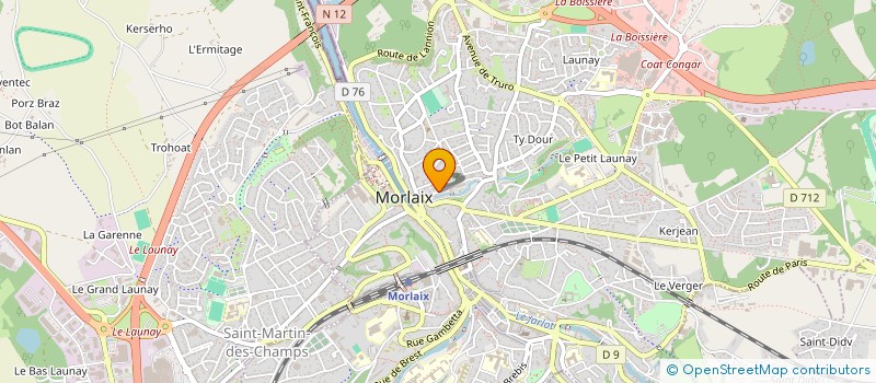 localisation de l'entreprise GRAND LARGE à MORLAIX