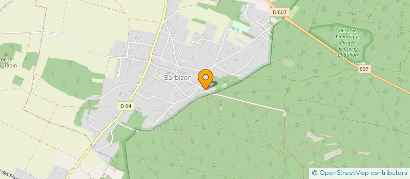 localisation de l'entreprise GRAND LARGE  BARBIZON