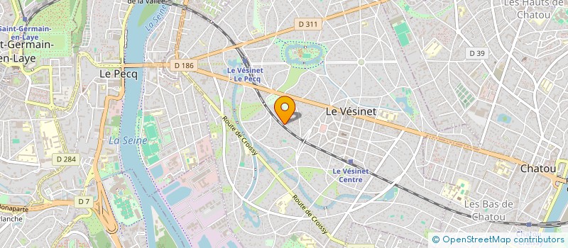 localisation de l'entreprise GRAND LARGE  LE VESINET