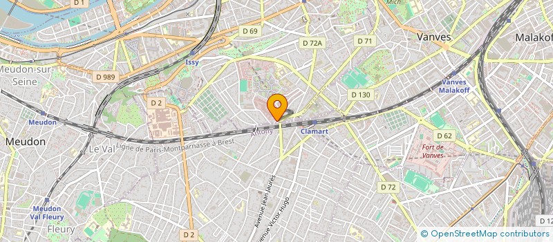 localisation de l'entreprise GRAND LARGE IMMOBILIER à ISSY-LES-MOULINEAUX