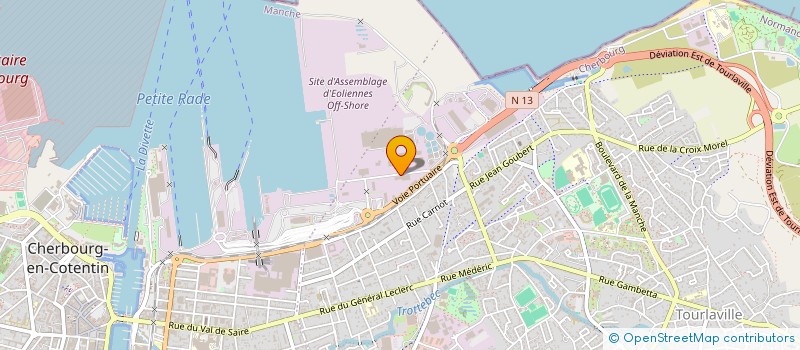 localisation de l'entreprise GRAND LARGE YACHTING  CHERBOURG-EN-COTENTIN
