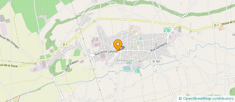 localisation de l'entreprise GRAND LARGUE à SAINT RAMBERT D'ALBON
