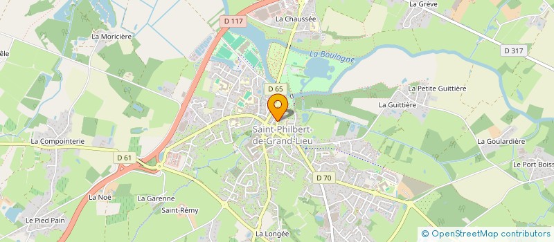 localisation de l'entreprise GRAND LIEU AUTOCARS à SAINT-PHILBERT-DE-GRAND-LIEU