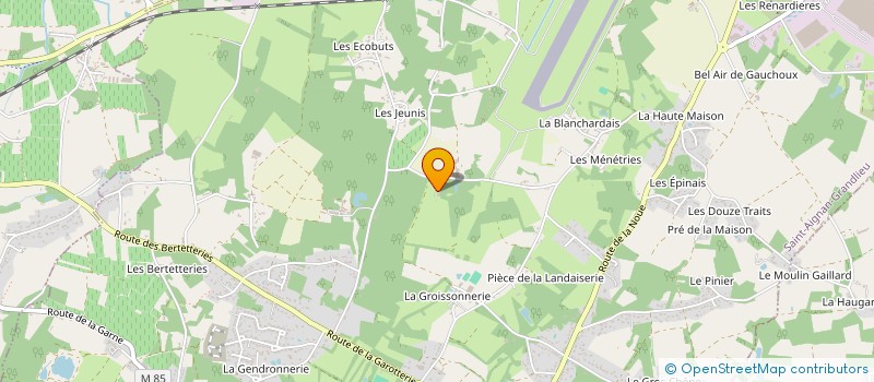 localisation de l'entreprise GRAND LIEU LOGISTIQUE à SAINT-AIGNAN-GRANDLIEU