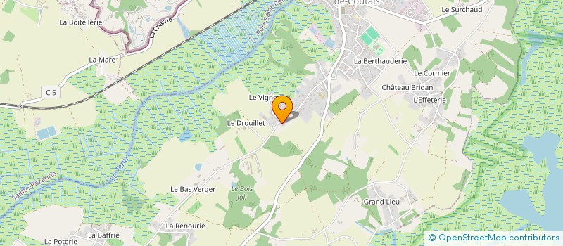 localisation de l'entreprise GRAND-LIEU RENOV  SAINT-MARS-DE-COUTAIS