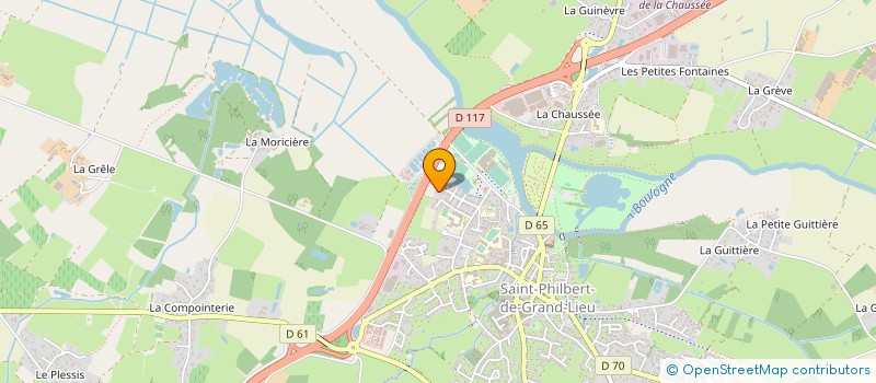 localisation de l'entreprise GRAND LIEU V.T.T.  SAINT-PHILBERT-DE-GRAND-LIEU