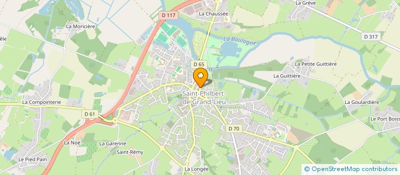 localisation de l'entreprise GRAND LIEU VOYAGES à SAINT-PHILBERT-DE-GRAND-LIEU