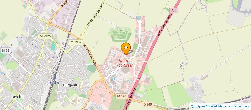 localisation de l'entreprise GRAND LILLE MOTOS à SECLIN