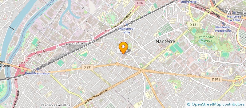 localisation de l'entreprise GRAND LINE à NANTERRE
