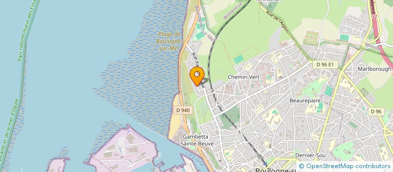 localisation de l'entreprise GRAND LITTORAL à BOULOGNE-SUR-MER