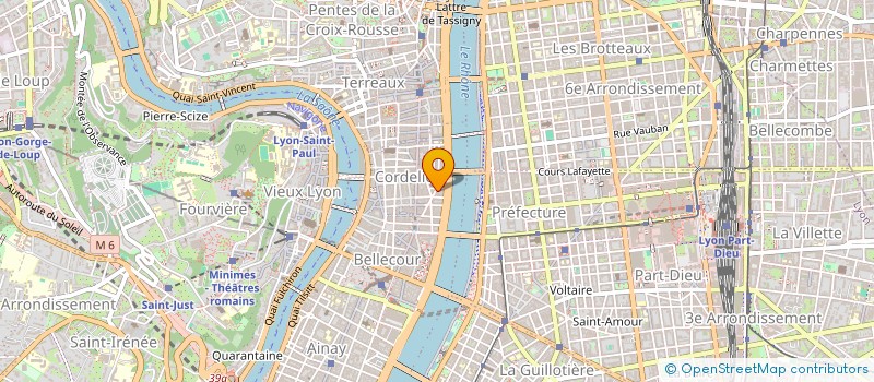 localisation de l'entreprise GRAND LYON VOYAGES  LYON